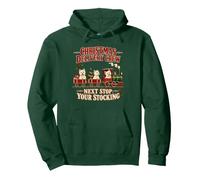 Ferrocarril del árbol de Navidad del Perro de West Highland White Terrier Sudadera con Capucha