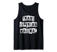 Ferrocarril Transiberiano Camiseta sin Mangas