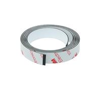 Ferroflex® 12.5mm de Ancho 3M Self Self Adhesive & Gloss White Ferroso Ferroso para Paredes, Oficina, Hogar Y Creación de Imanes de Superficies Instantáneas Atraerán A - Longitud de 1 Metro