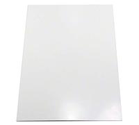 Ferroflex® A4 Lámina Ferrosa Flexible - 3m™ Autoadhesivo Y Superficie De Toallita Seca Blanca Brillante (1 Hoja)