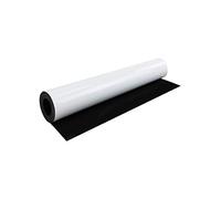 Ferroflex® Gloss White White Ferroso Ferroso Sheet Para Paredes, Oficina, Hogar Y Creación de Imanes de Superficies Instantáneas Atraerán A - 620mm de Ancho - 5 M de Longitud