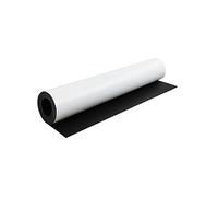 Ferroflex® Matt White White Ferroso Ferroso Sheet Para Paredes, Oficina, Hogar Y Creación de Imanes de Superficies Instantáneas Atraerán A - 620mm de Ancho - 1 M de Longitud