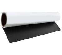 Ferroflex® Self Adhesivo Y Gloss White White Surface de Limpieza Seca Para Paredes, Oficina Y Hogar - 600mm de Ancho - 1 M de Longitud