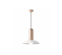 Ferroluce Lámpara colgante Pau, blanco/gris