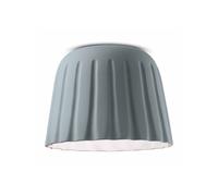 Ferroluce Plafón Madame Gres cerámica altura 29 cm, gris