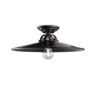 Ferroluce Plafón retro C105 negro