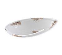 Ferroluce Retrò Applique Vintage E14, 46 W, Bianco Lucido, 9.5x41x9 cm