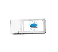 Ferry Carries Passengers - Cartera delgada para dinero con clip de acero inoxidable