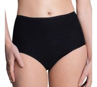 Ferry’S Braga Alta de Blonda con Flores y Puntilla - Braga para Mujer Tallas Grandes, Encaje Elástico, Borde Suave y Cómodo - Lencería Femenina Elegante (FR/ES, Letras, XXL, Grande, Regular, Negro)