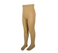 FERRYS - 4501 - Leotardos Canalé Invierno - Leotardos Infantiles - Alta Composición en Algodón - Color Cámel - Talla 8 Años - Fabricado en España