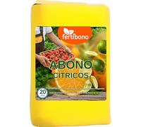 FERTIBONO Abono Cítricos Premium para Limonero y Naranjos, 20-5-11, (20Kg), con Hierro, Calcio, Azufre, Magnesio, y Manganeso - Evita Amarillo en Hojas, Corrector de Carencias Múltiples