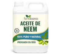 FERTIBONO Aceite de Neem 100% Puro |2L| Prensado en Frío - Cuidado natural para plantas sanas en hogar, jardín, terraza y oficinas