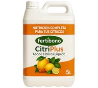 Fertibono CitriPlus: Abono Cítricos, (5L), Rico en Hierro, Zinc, Calcio,Manganeso, Magnesio, AminoAcidos y NPK - Abono Plantas, Ecológico, Residuo Cero