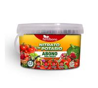FERTIBONO, Nitrato de potasio,Puro (KNO3) 13-00-46, Huerto, Tomates, Melones,Frutales, Arboles, 2,5 Kgs