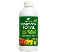 FERTIBONO PROTECCION TOTAL Jabón Potásico y Aceite de Neem - Cuidado Natural 100% para Plantas | 1L | Fortalece, Limpia y Equilibra | Ideal para Huertos y Jardines Ecológicos