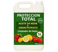 FERTIBONO PROTECCION TOTAL Jabón Potásico y Aceite de Neem - Cuidado Natural 100% para Plantas | 5L | Fortalece, Limpia y Equilibra | Ideal para Huertos y Jardines Ecológicos