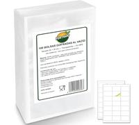 Fertigoo® 100 Bolsas Vacío Alimentos 20x30 cm + 100 Etiquetas | 90 Micras Gofradas | Sin BPA/PFAS/Ftalatos | Certificadas para Contacto Alimentario | Reutilizables y Recortables