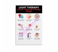 Fertility Boost Poster Light Pelvic Inflammation Reduction Decor | Lowers pelvic congestion and inflammatory markers that interfere with conception(Unframed,12x18inch(30x45cm))