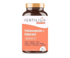 FERTILIUM - Vitaminas Prenatales para Embarazo con Ácido Fólico