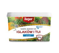 Fertilizante granulado de otoño para coníferas y tuyas, 4 kg