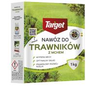 Fertilizante granulado para céspedes con musgo, 1 kg