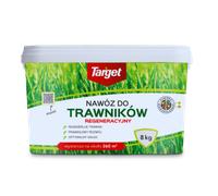 Fertilizante granulado regenerador para césped, 8 kg