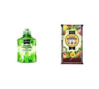 Fertilizante para Plantas Verdes - 400ml & Sustrato Universal 5l, color Amarillo