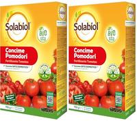 Fertilizante tomates, ingredientes 100% orgánicos con estimulador radicular para una mejora de la cosecha (Paquete de 2)
