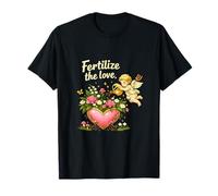 Fertilizar el Amor Plant Parent Cottagecore Gráfico Camiseta