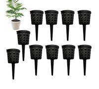 Fertilizer Mesh Baskets - PP 5 x 2 cm 10 Pieces | Portable Slow Cups With Lid, Planting Nutrition Cups | For Basil Flowers Indoor Outdoor Gardening Containers Raised Beds Patio Porch Backyard Farm