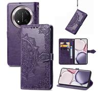 Fertuo Funda para Honor Magic 7 Lite 5G, Carcasa Libro con Tapa de Cuero Piel con Ranuras de Tarjeta, Soporte, Cierre Magnético [Mandala] Wallet Case Flip Cover para Honor Magic 7 Lite 5G, Púrpura
