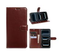 Fertuo Funda para Realme C53 / Realme Note 50 con Tapa, Case Libro de Cuero Piel Carcasa con Cierre Magnético, Soporte y Ranuras para Tarjetas [Interior de Silicona] Flip Cover, Marrón