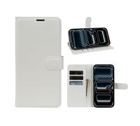 Fertuo Funda para Realme C53 / Realme Note 50 con Tapa, Case Libro de Cuero Piel Carcasa con Cierre Magnético, Soporte y Ranuras para Tarjetas [Interior de Silicona] Flip Cover, Blanco