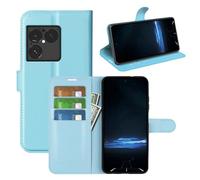 Fertuo Funda para Sony Xperia 1 VIII, Carcasa Libro con Tapa de Cuero Piel Wallet Case Flip Cover Fino con Soporte, Hebilla Magnetica y Ranuras para Tarjetas, Azul