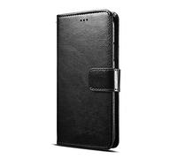 Fertuo Funda para Ulefone Note 9P, Carcasa Libro con Tapa de Cuero Piel Wallet Case Flip Cover con Silicona Bumper, Kickstand, Tarjetero, Cierre Magnético para Ulefone Note 9P, Negro