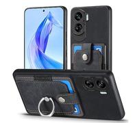 Fertuo Funda para Xiaomi Poco F7, Carcasa con Magnético de Cuero PU Piel y Bumper Silicona Suave, Cartera con Tarjetero y Soporte Wallet Case Antigolpes, Negro