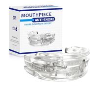 Ferula antironquidos,Bruxismo Dental Noche, Protector Bucal para Dormir, Ayuda a Reducir los Ronquidos,protector dental para el rechinar de los dientes, Mejora la Del Sueño (Transparente)