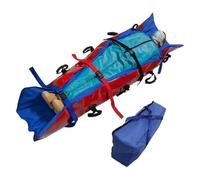 Férula de colchón de vacío de presión negativa para rescate de emergencia, dispositivo de inmovilización de cuerpo completo con bolsa de transporte y bomba de vacío, capacidad de carga de 160 kg
