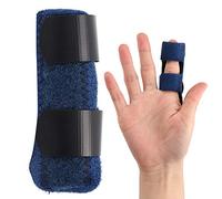 Férula de Dedo de Metal, Ajustable Férula para Dedo en Gatillo, Protectores de Dedos de Adultos Y Niños Sufrimiento Dolor Esguinces Distensiones Artritis Mazo para Férulas Finger Buddy(#1)