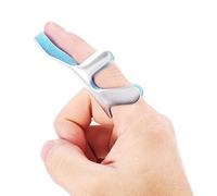 Férula de Dedo de Sapo, Férula de Dedo de Aluminio Maleable con Interior de Esponja Suave, Enderezador de Soporte de Dedo para Dedos Doblados, Dedo en Gatillo, Dedo en Mazo, Dedo Atascado(M)