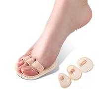 Férula de dedo del pie para enderezar, almohadillas ajustables, soporte metatarsiano para alivio del dolor para torcido, dedos de las garras, callos de la ampolla Hallux Valgus (3 dedos de los pies)
