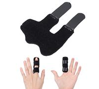 Férula de Dedo, Fundas para los Dedos para el Dedo en Gatillo Y el Alivio del Dolor, Soporte para Dedos para Enderezar o Soporte para Dedos Rotos, Enderezador de Dedos Ajustable para Adultos