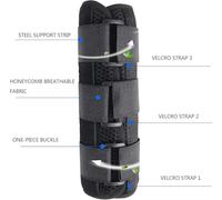 Férula de fijación for la articulación del codo en adultos y niños, soporte de protección for el brazo, estabilizador de brazo for dormir for niños, inmovilizador for lesiones de codo y(Medium)