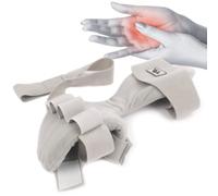 Férula de Mano de Terciopelo Suave para Artritis, Tendinitis, Síndrome del Túnel Carpiano, Férula de Mano En Reposo para Ancianos/adultos, Tamaño Universal,Right Hand