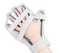 Férula de Mano Izquierda para Apoyo de Dedos - Estabilizador de Muñeca Nocturno con Rodillo de Ejercicio para Hombro - Ortesis Transpirable Ergonómica para Posicionamiento(Bien)