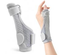 Férula de Pulgar y Muñequera Ajustable con Soporte de Aluminio Muñequera Transpirable para Alivio del Dolor Tendinitis Esguinces y Soporte Estabilizador de Mano