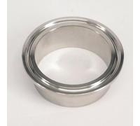 Férula de soldadura para tubería sanitaria, 19-102 mm, triple abrazadera, acero inoxidable SS304, junta de brida circular de instalación rápida para aplicaciones lácteas, alimentarias y farmacéuticas