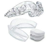 Férula dental para deporte profesional - Pack de 2 - color transparente, seguro - Sin aditivos de color - Compatible con cualquier tamaño de boca - Hecha a medida