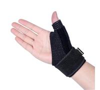 Férula estabilizadora de pulgar y muñeca reversible para BlackBerry Thumb, dedo gatillo, alivio del dolor, artritis, tendinitis, esguinces y túnel carpiano, ligera y transpirable