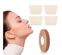 Férula nasal termoplástica y cinta de elevación facial, sin alcohol, kit de fijación y elevación de nariz sin electricidad, clip de nariz trapezoidal reutilizable y vendaje elástico, accesorios de